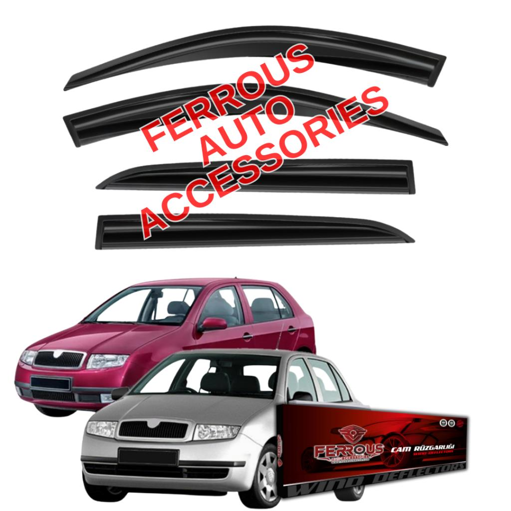 Skoda Fabia HB Ferrous Cam Rüzgarlığı 4lü 2001 2008