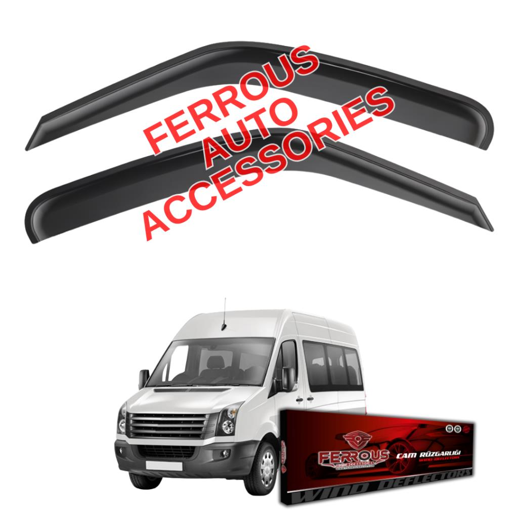 Volkswagen Crafter Fitil Üstü Ferrous Cam Rüzgarlığı 2li 2007 2019