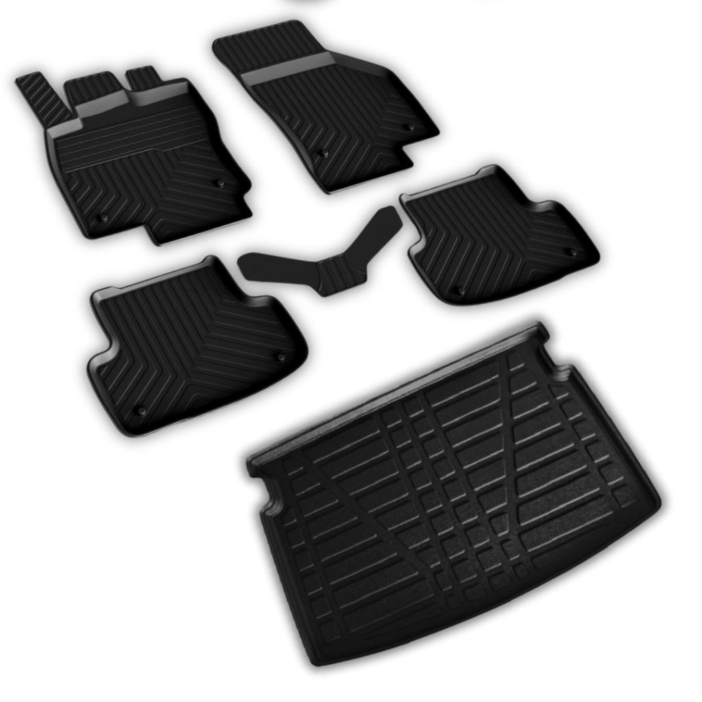 Volkswagen Golf 7 Ferrous 4D Paspas  ve Üst Bagaj Havuzu 2013 2020