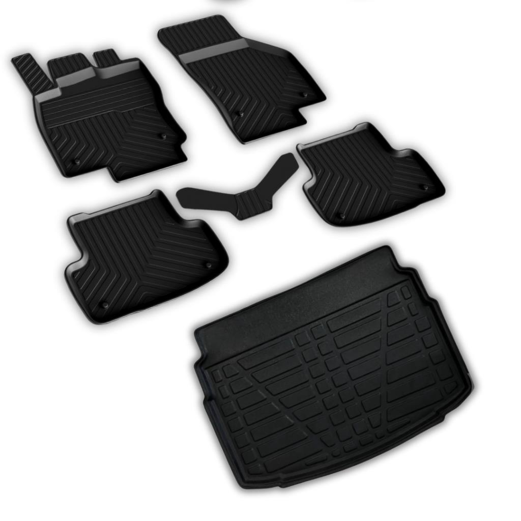 Volkswagen Golf 7 Ferrous 4D Paspas ve Alt 3D Bagaj Havuzu 2013 2020