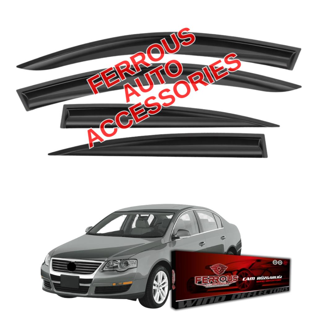 Volkswagen Passat B6 Ferrous Cam Rüzgarlığı 4lü 2005 2011