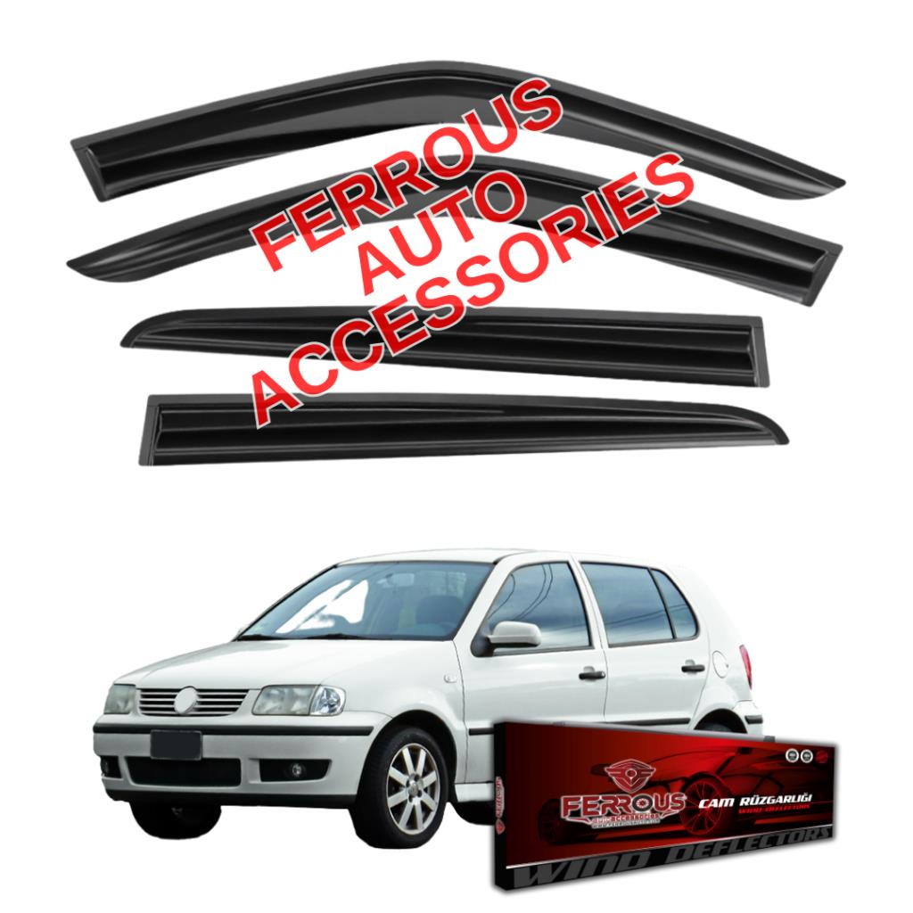 Volkswagen Polo HB Ferrous Cam Rüzgarlığı 4lü 1995 2002