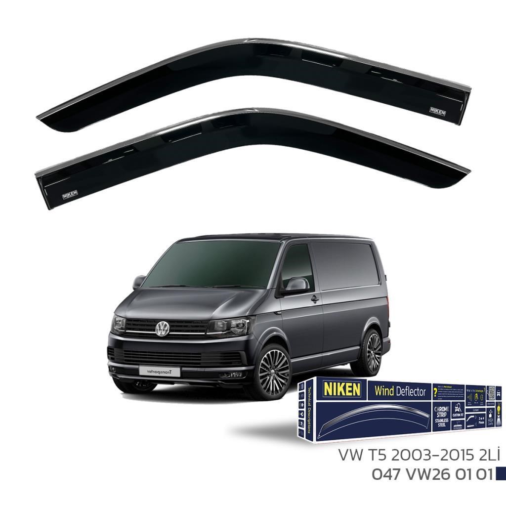 Volkswagen T5 Niken Kromlu Cam Rüzgarlığı 2li 2003 2015