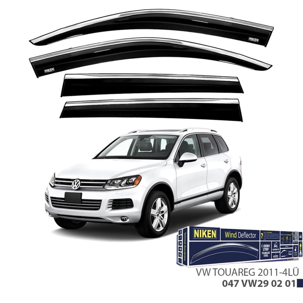 Volkswagen Touareg Niken Kromlu Cam Rüzgarlığı 4lü 2011 ve Üstü