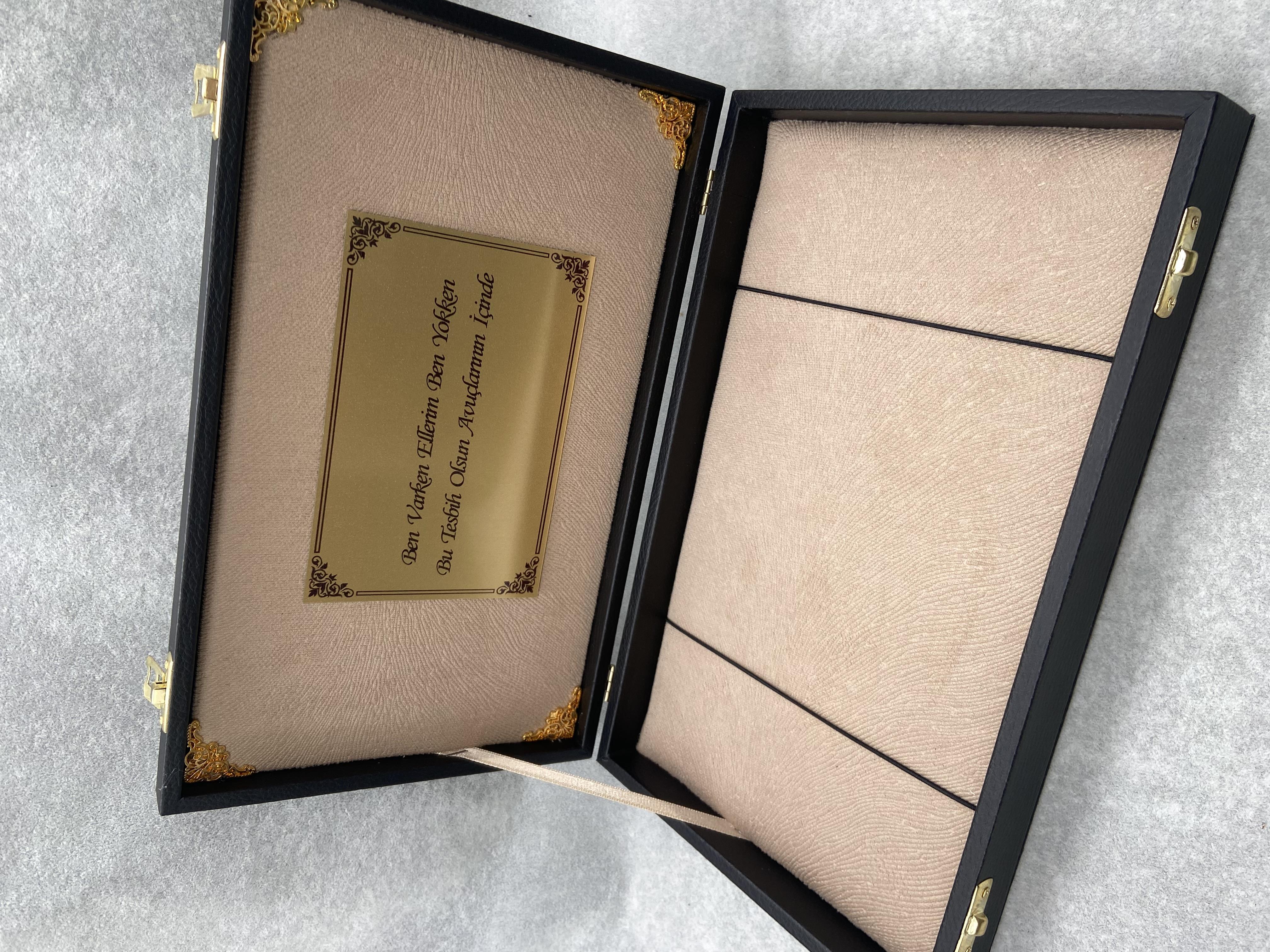 SİYAH VIP TESBİH KUTUSU