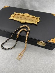 Kişiye Özel Metal Akseauarlı İsimli Kuka Tespih+ İsimli Kutu