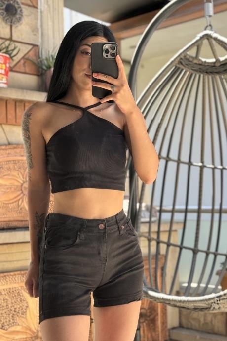 İp Askılı Kaşkorse Crop 