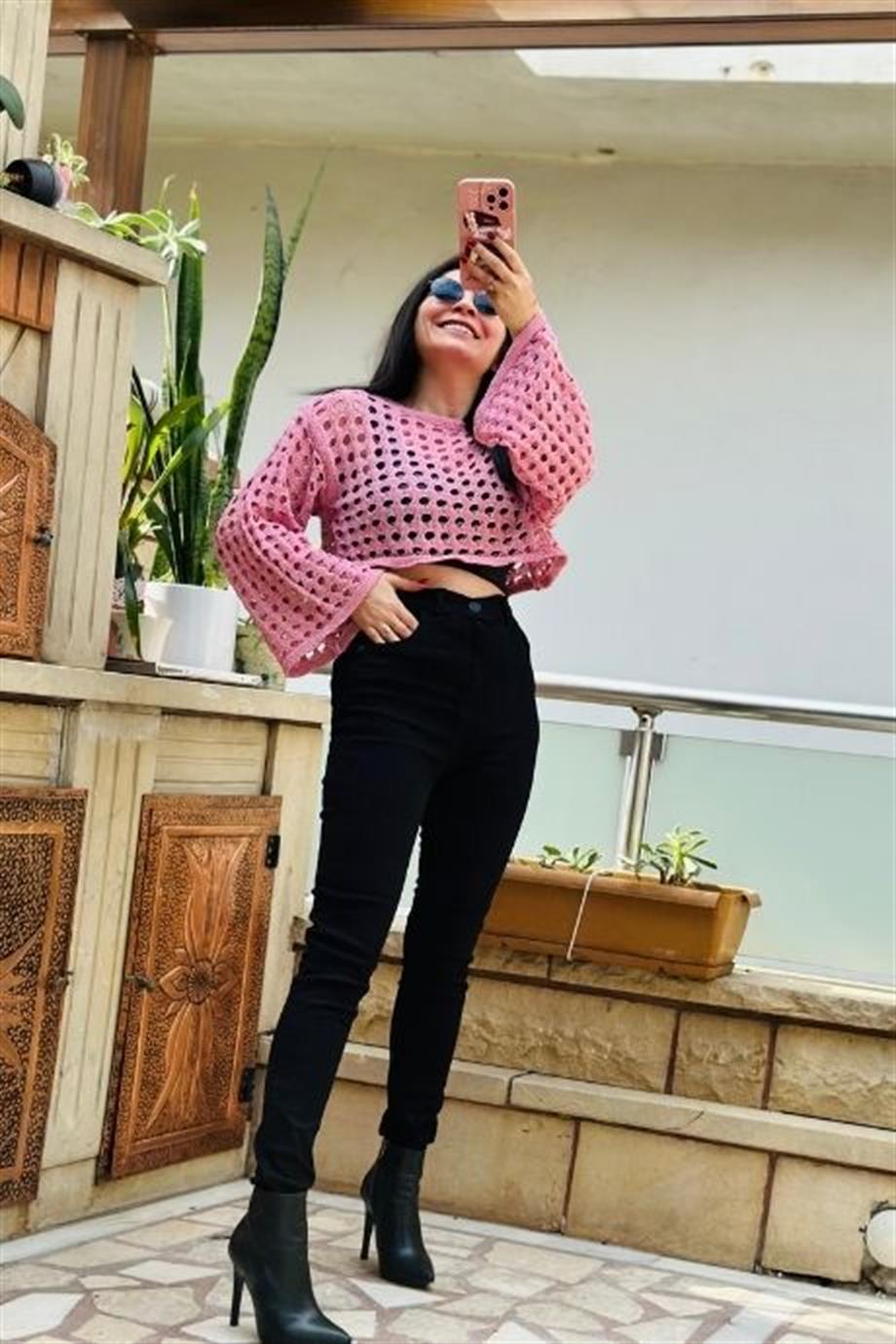 Skinny Jean Pantolon Cepli SİYAH
