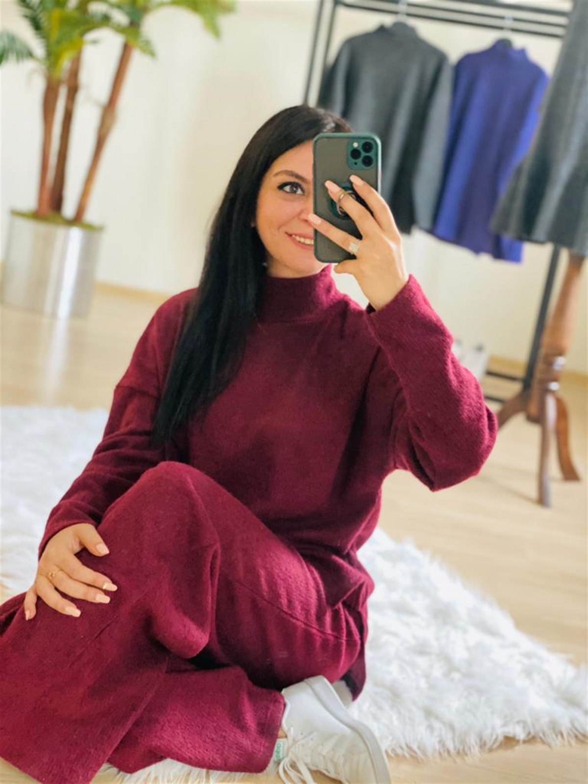 Balıkçı Yaka Yumuşacık Triko Takım