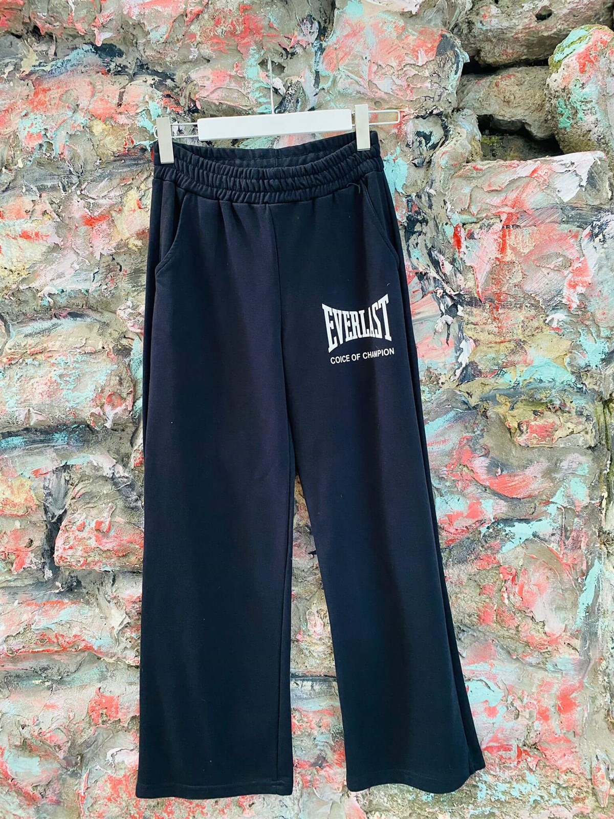 Everlast Siyah Palazzo Eşofman