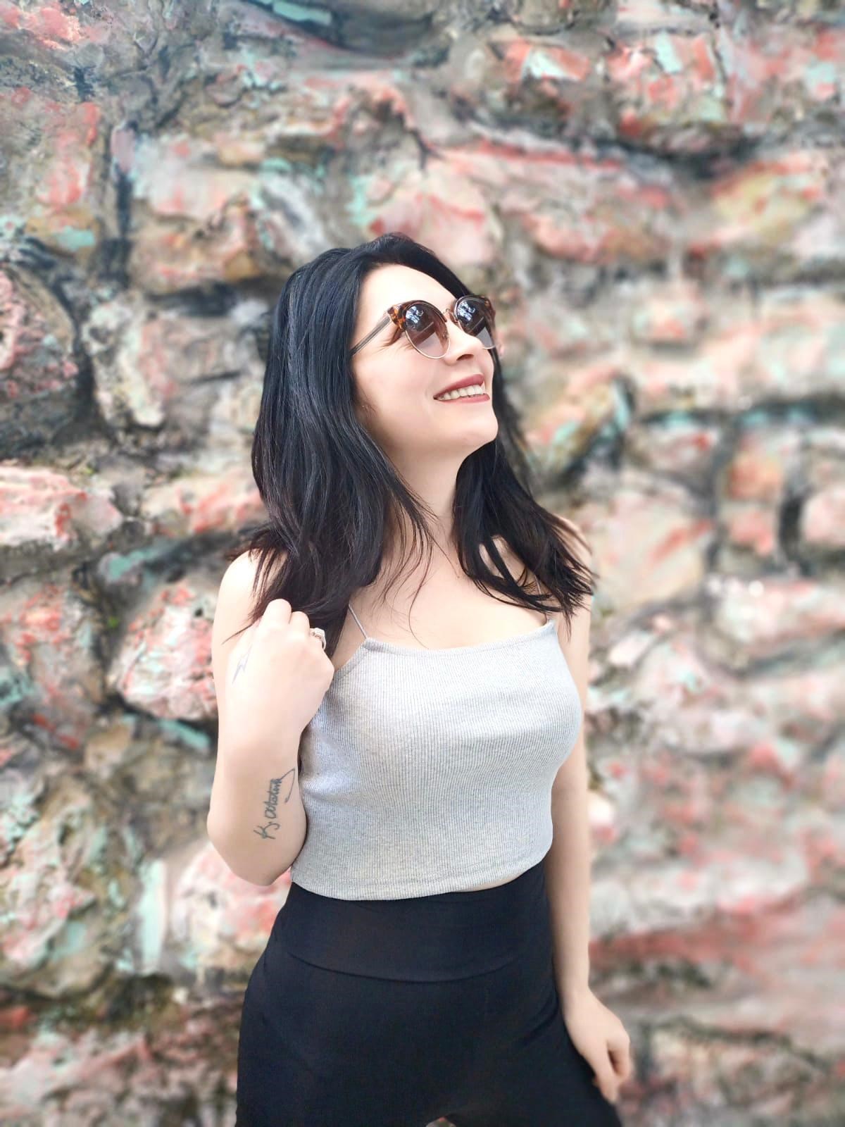 Gri Kaşkorse Crop Top