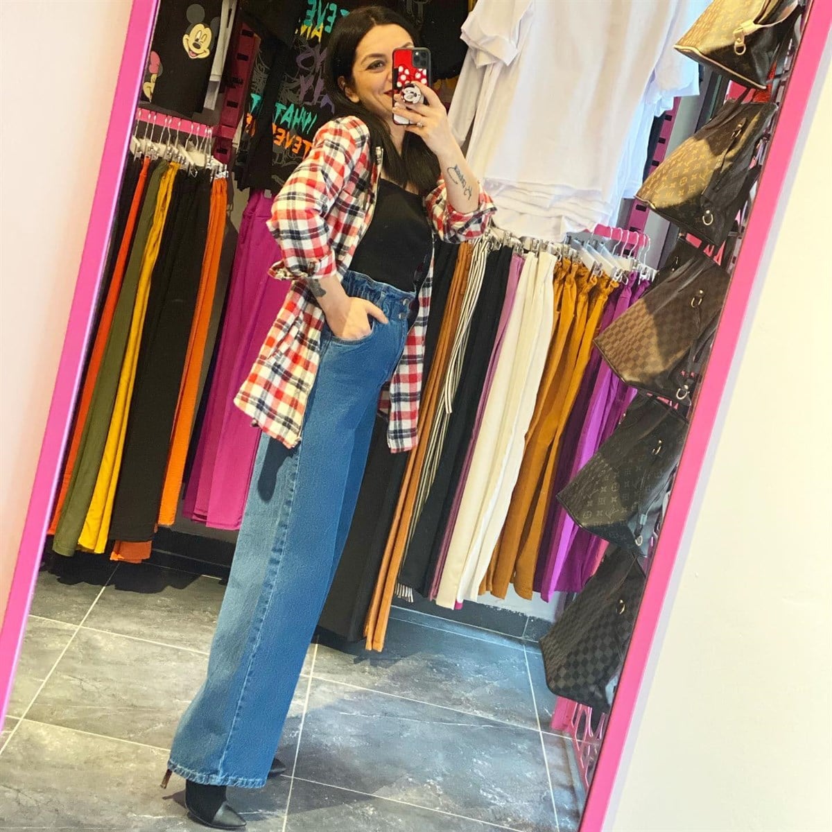 Palazzo Model Beli Lastikli Jean