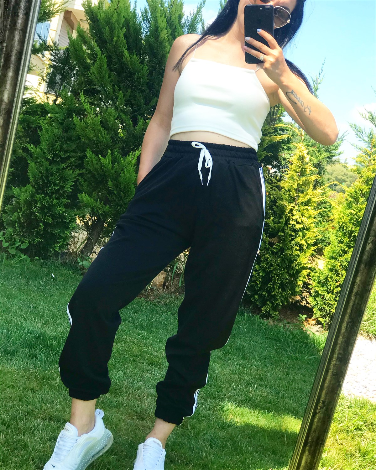 Siyah Rengi Basic Eşofman