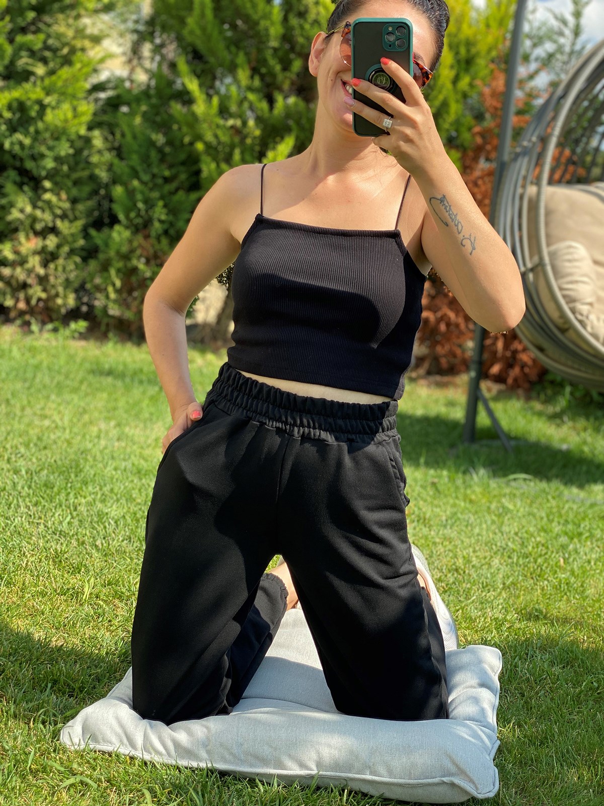 Siyah Renk Basic Eşofman