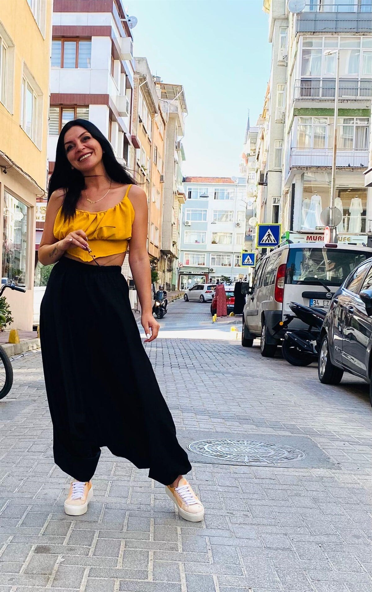 Siyah Tam Şalvar