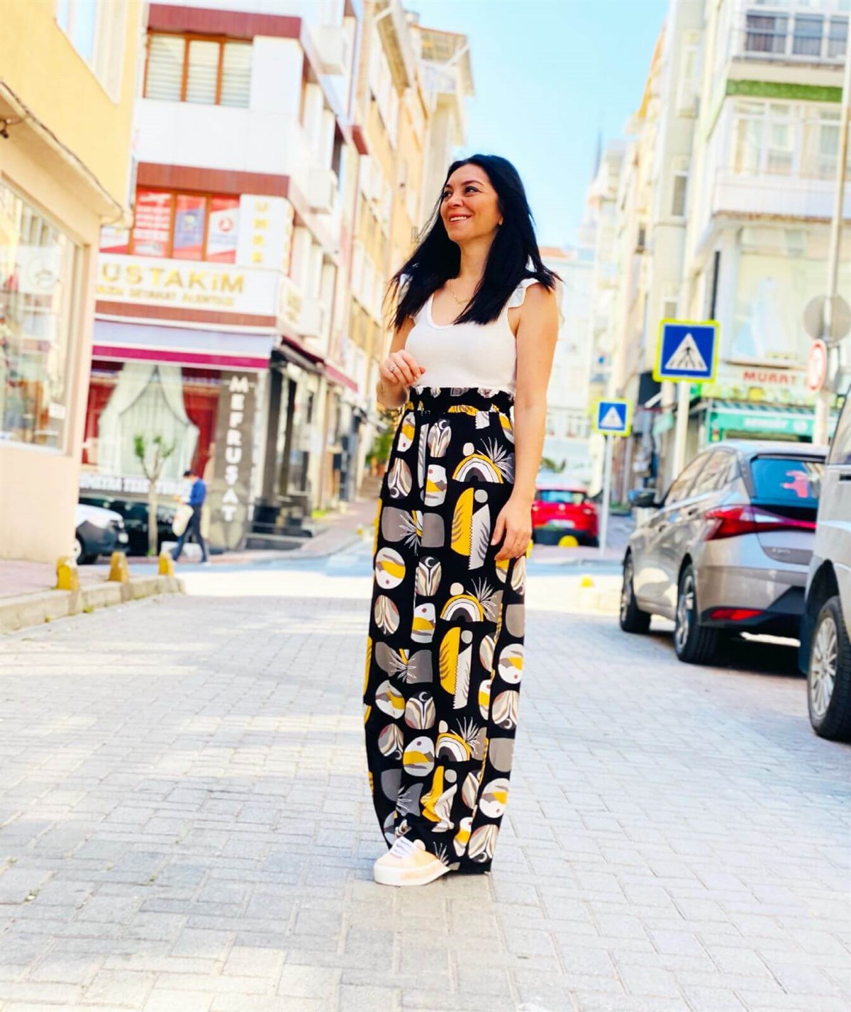Soft Renkli Rahat Kalıp %100 Viscon Zara Pantolon