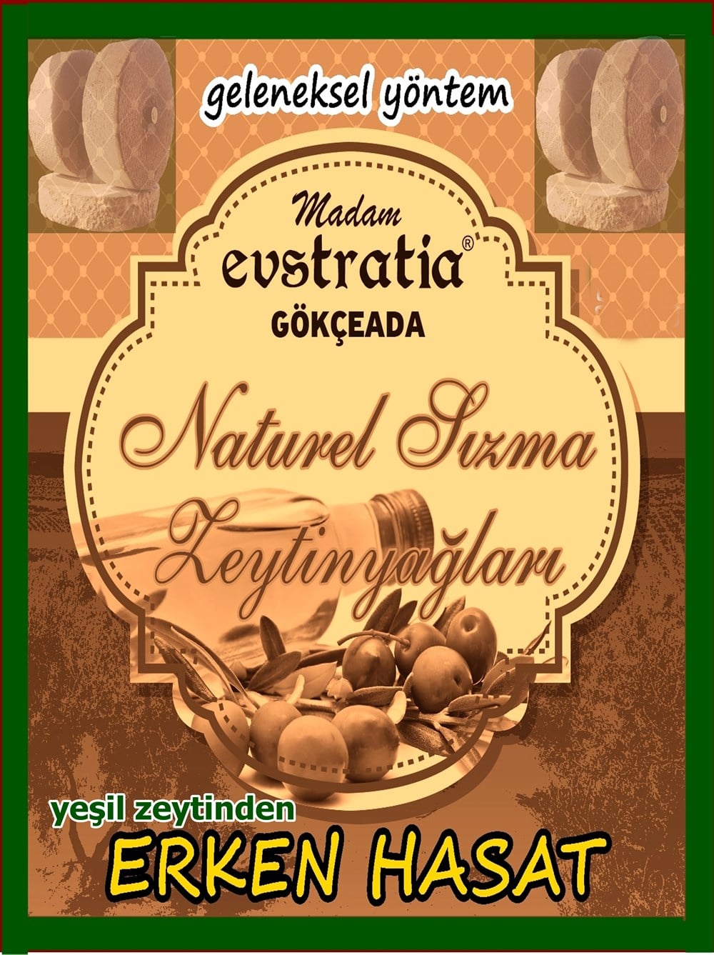 ERKEN HASAT SOĞUK SIKIM ZEYTİNYAĞI 1 L