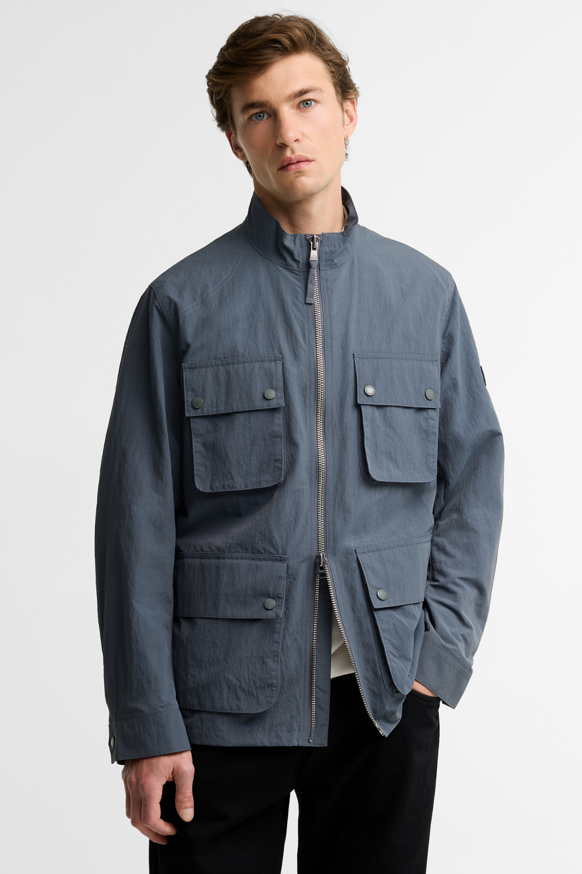 B.Intl Course Showerproof Ceket CH51 Washed Charcoal