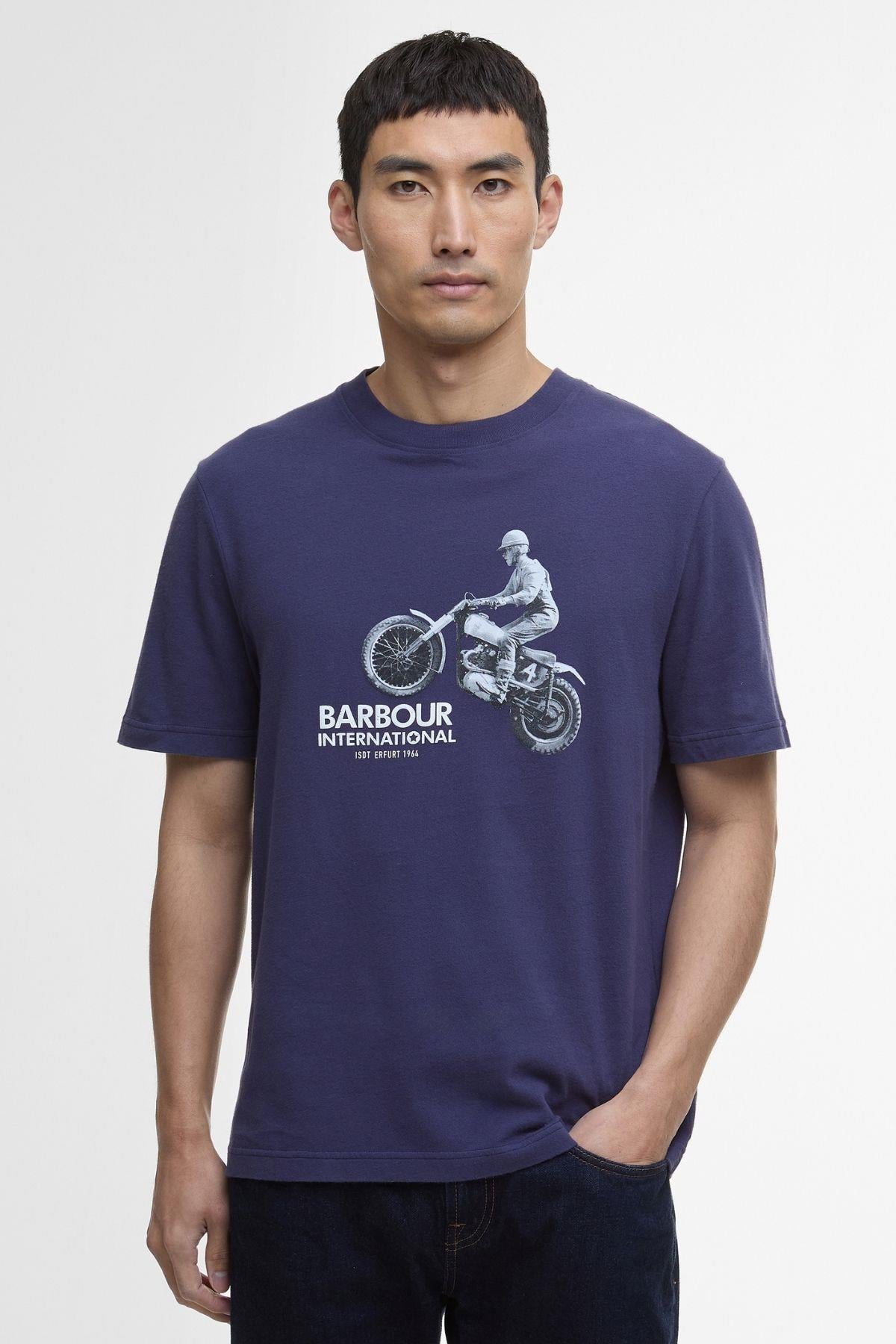 B.Intl Jump Archive Graphic T-Shirt BU78 Midnight Blue