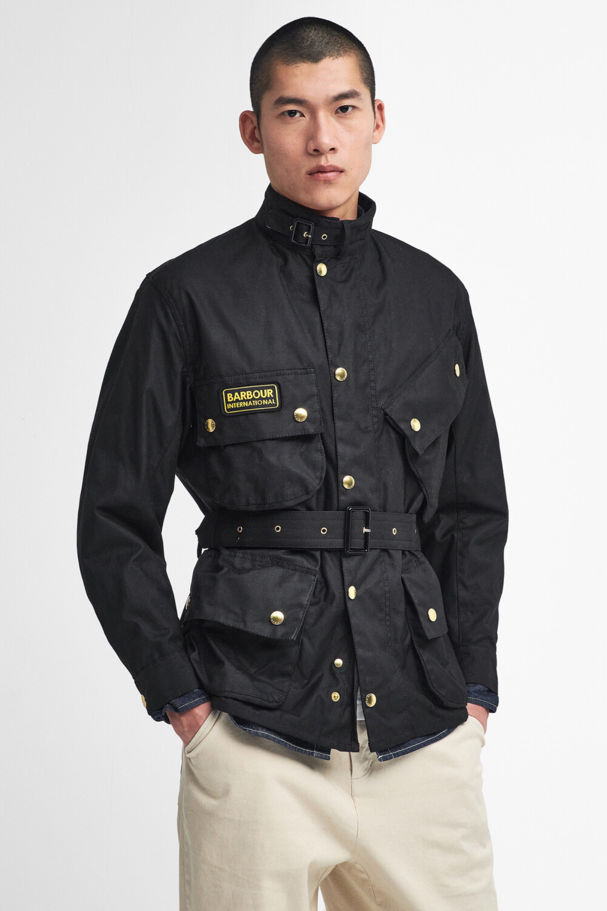 B.Int. International Yağlı Ceket BK51 Black