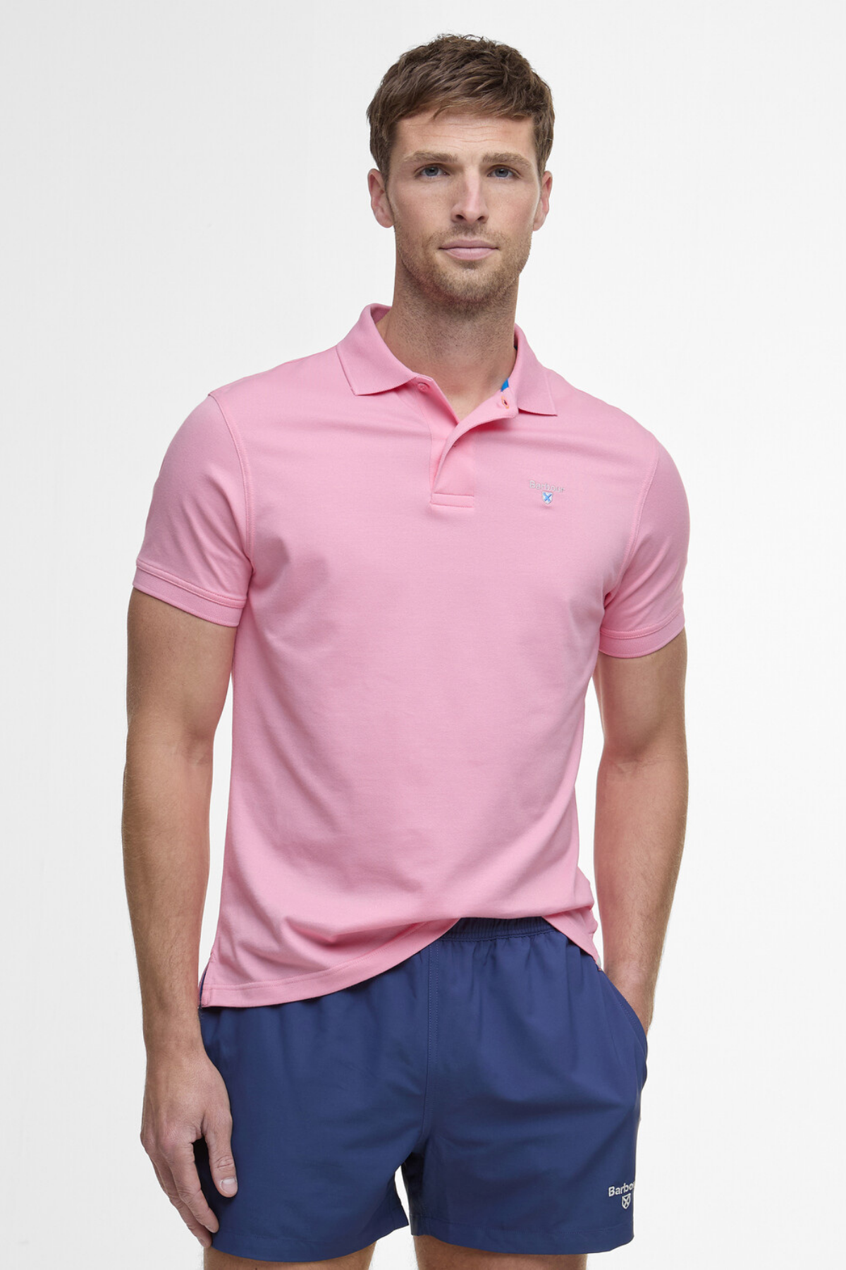 Barbour Active Tailored Fit Polo Yaka PI71 Candy