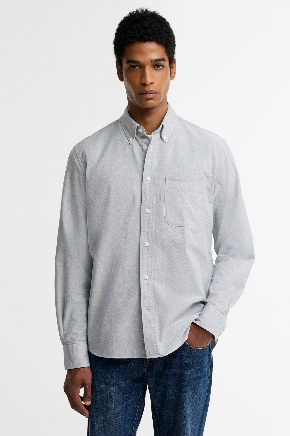 Barbour Authentic Striped Oxford Gömlek GN91 Forest