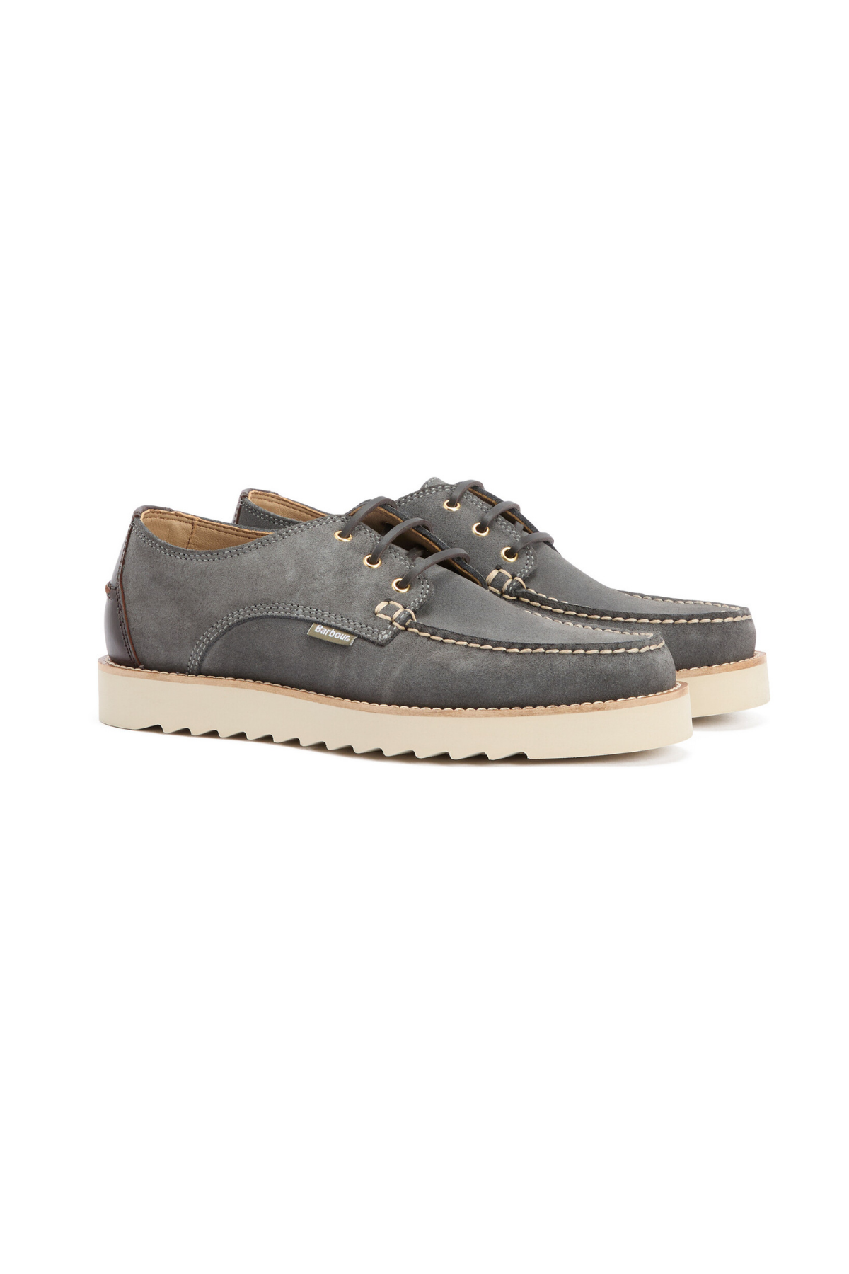 Barbour Aydon Derby Ayakkabı GY19 Slate Grey Suede