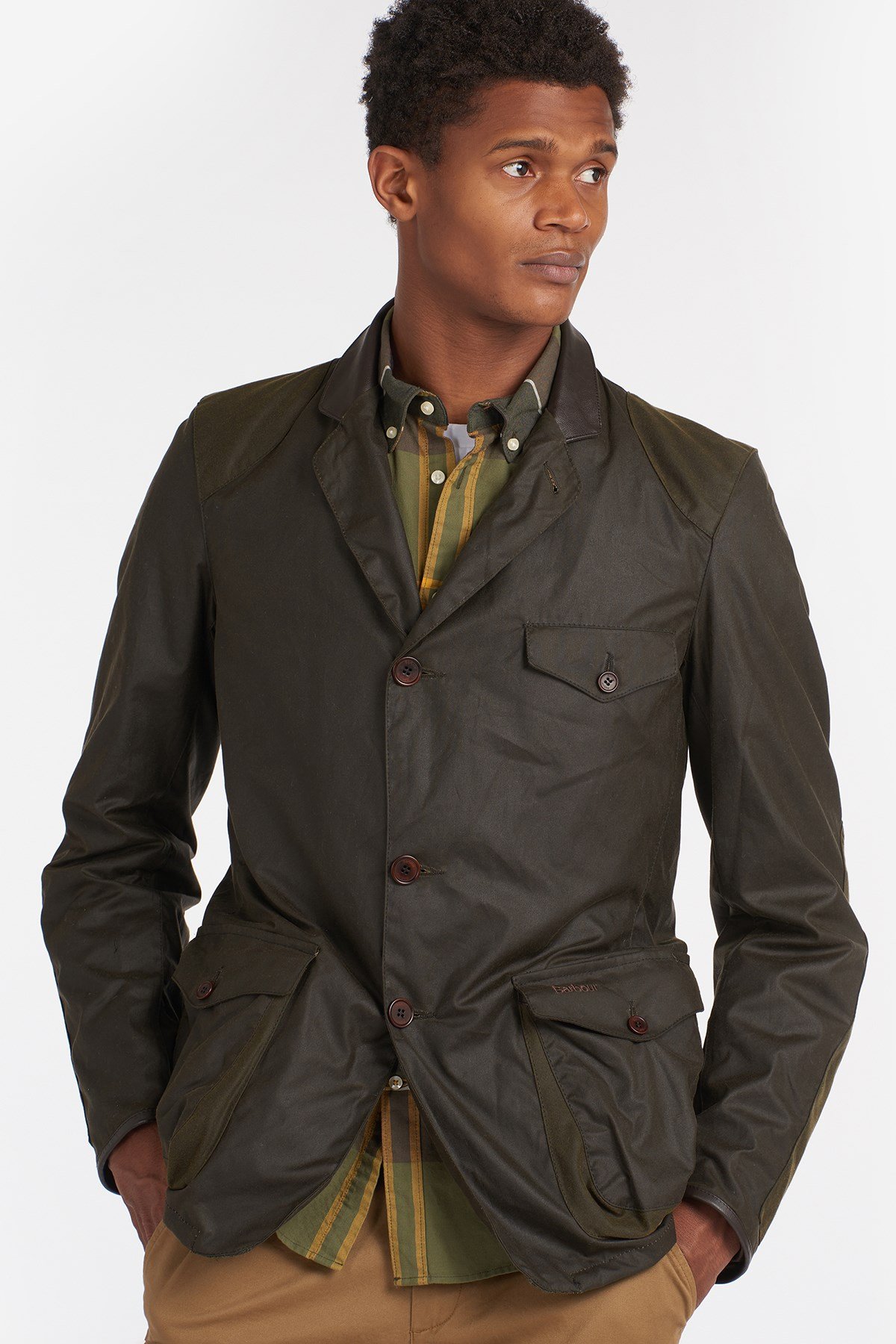 Barbour Beacon Sports Yağlı Ceket OL71 Olive