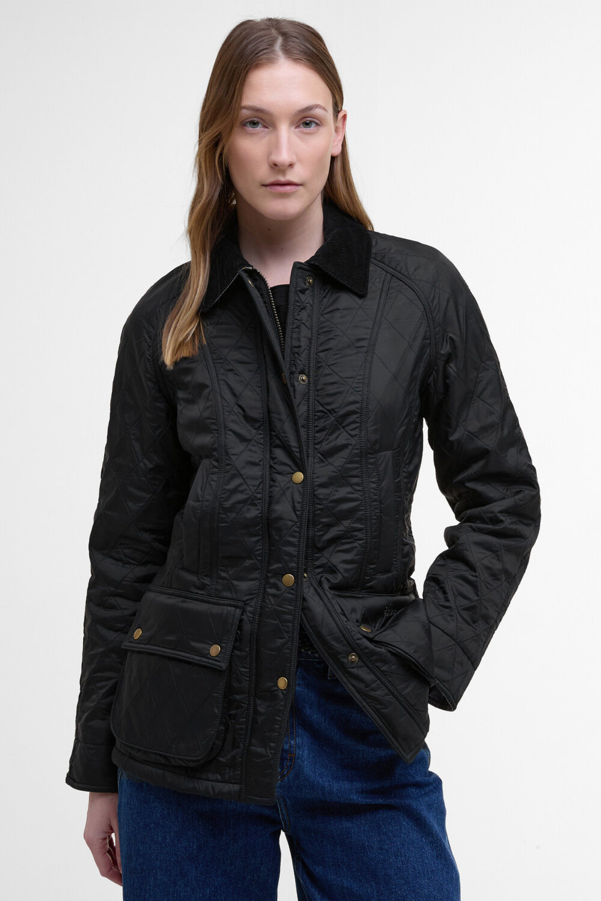 Barbour Beadnell Polar Kapitone Ceket BK91 Black