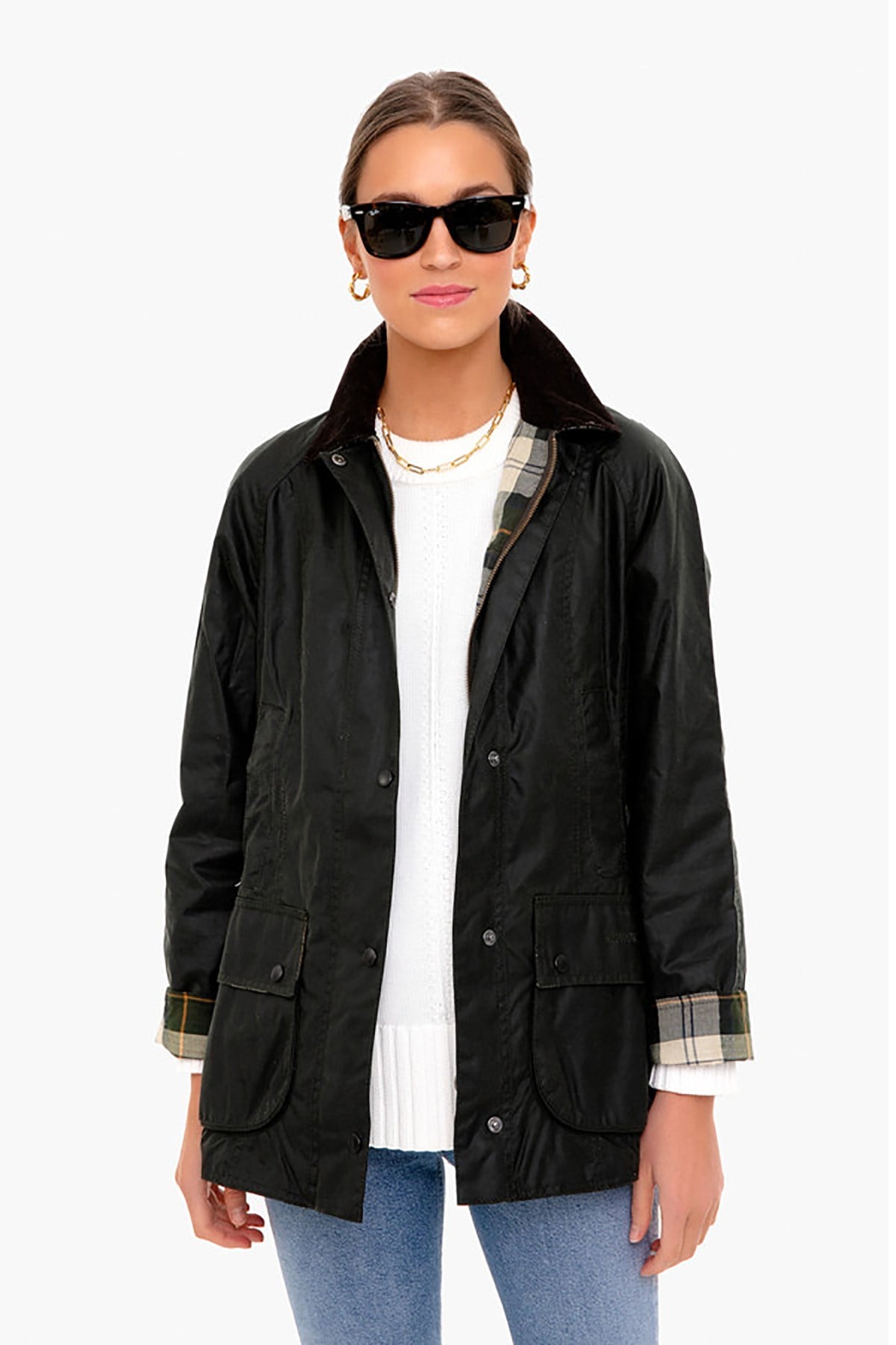 Barbour Beadnell Yağlı Ceket SG91 Sage