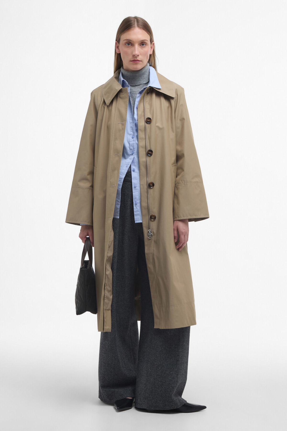 Barbour Beatrix Showerproof Ceket BE33 Light Trench