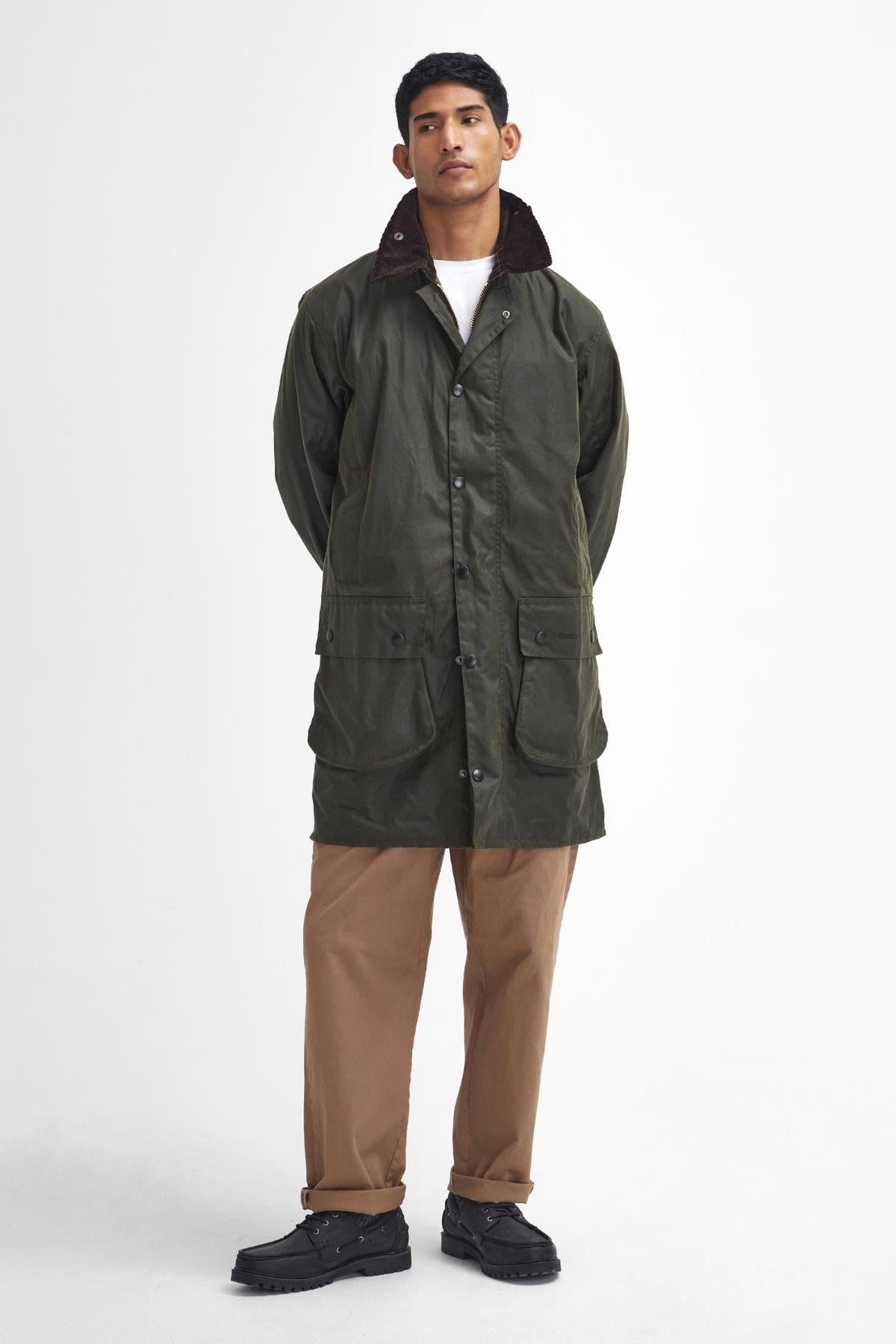 Barbour Border Jacket OL99 Archive Olive