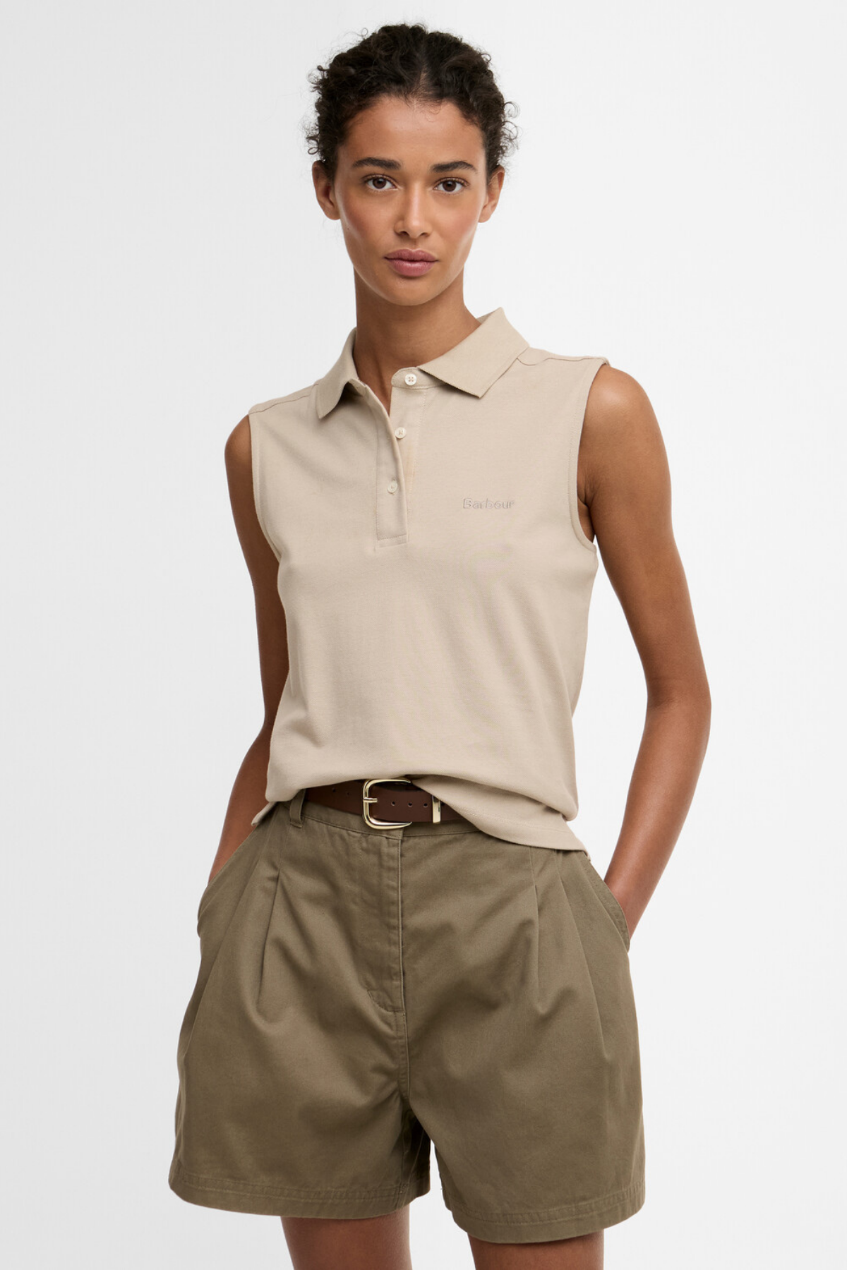 Barbour Bowford Polo Yaka SN31 Light Sand