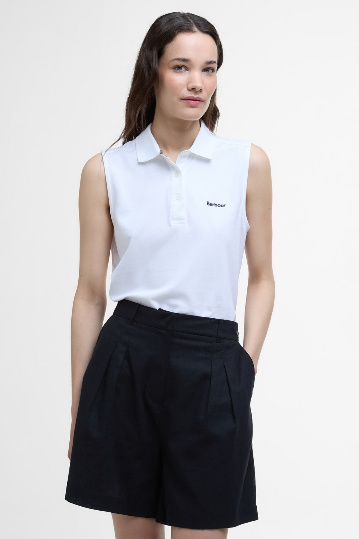 Barbour Bowford Polo Yaka WH11 White