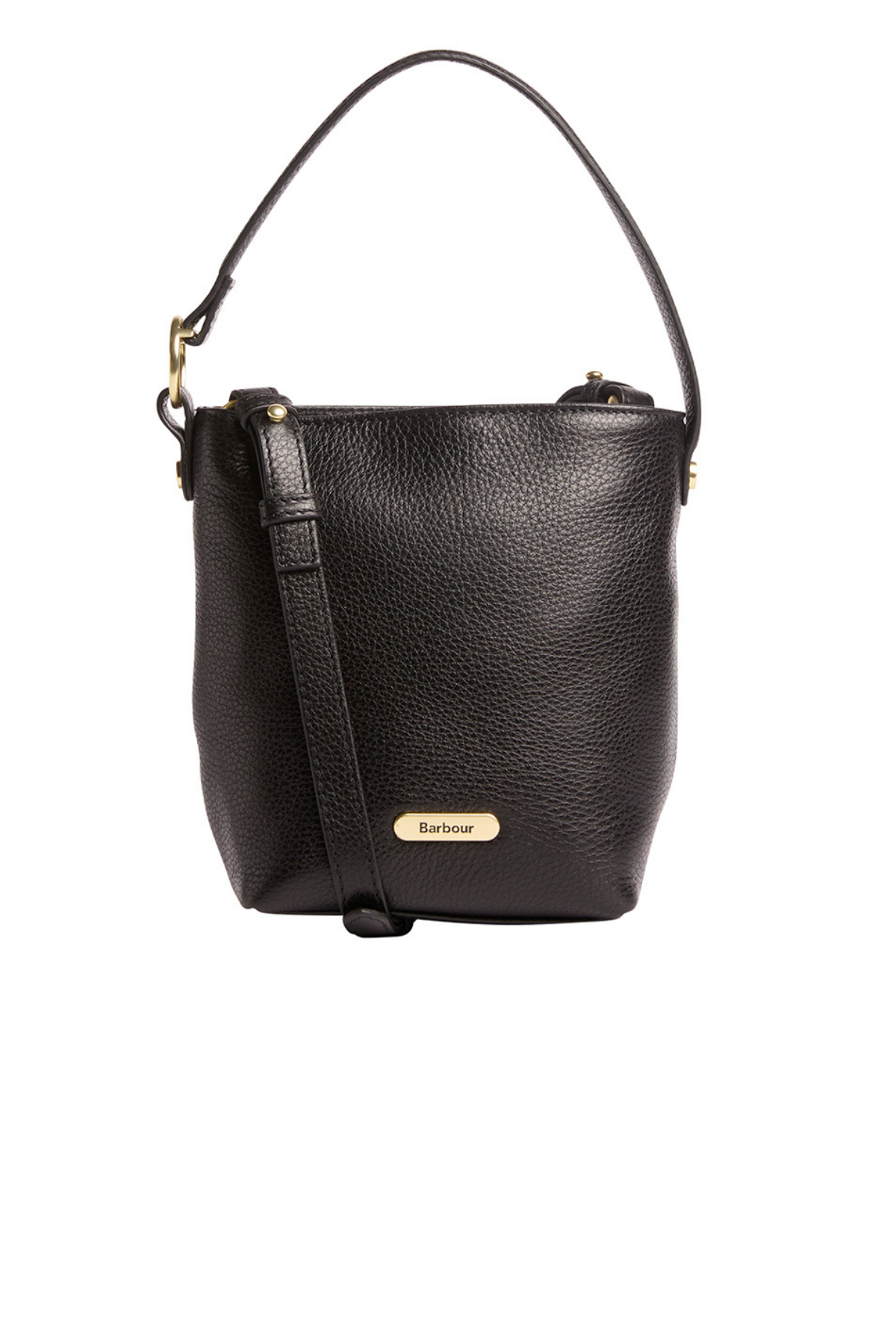 Barbour Cedar Mini Deri Bucket Çanta BK11 Black