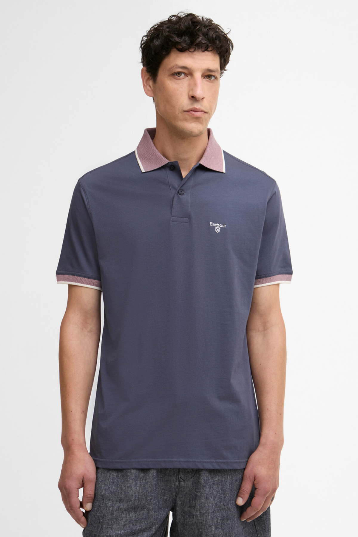 Barbour Cornsay Polo Yaka NY51 Washed Navy