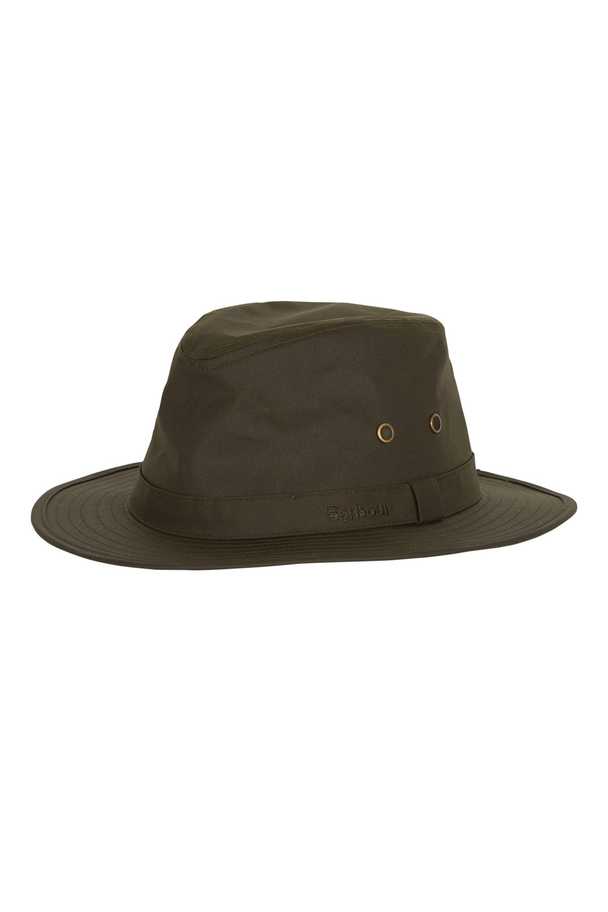 Barbour Dawson Wax Safari Şapka Olive/Olive