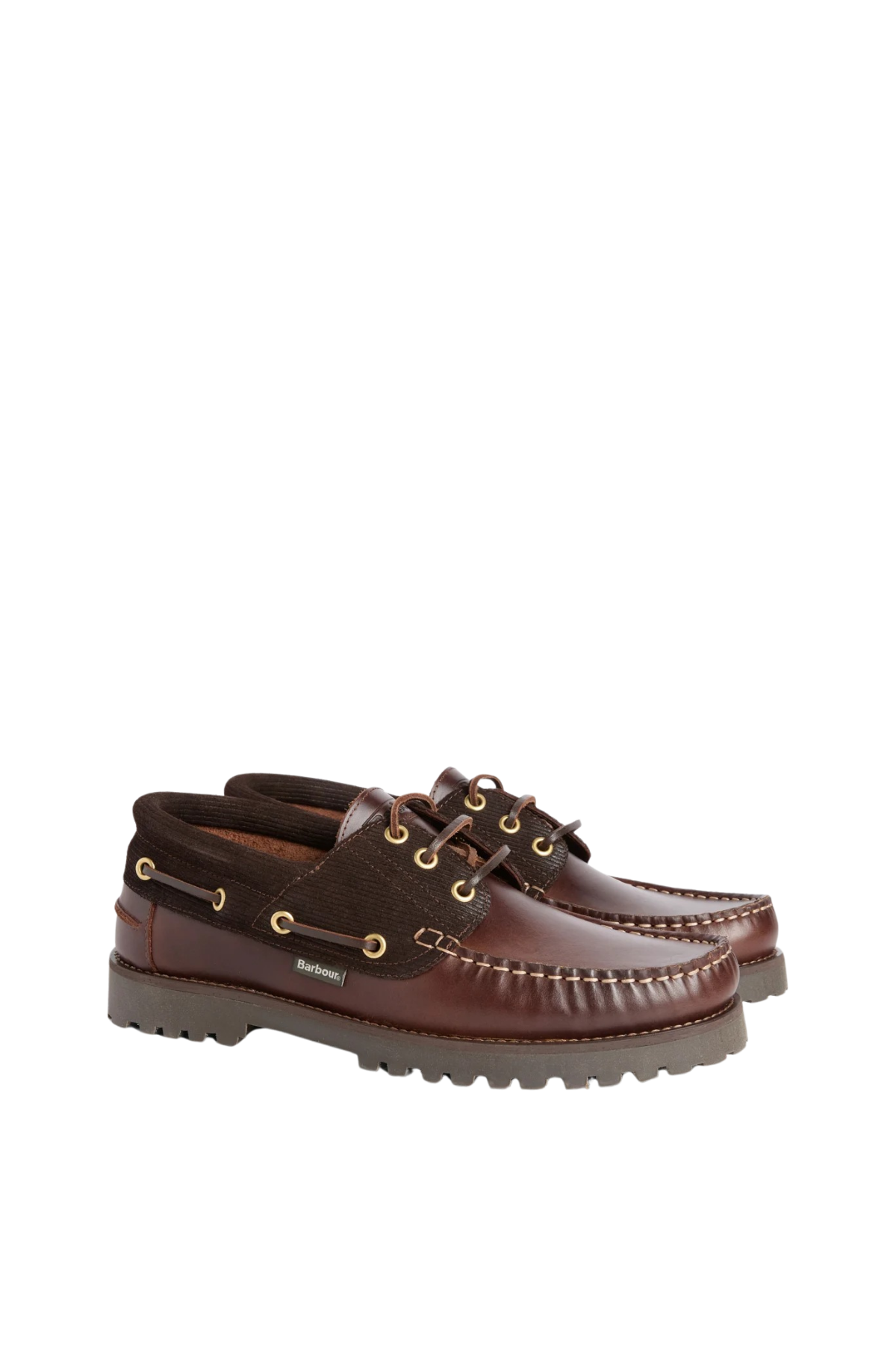 Barbour Deck Günlük Ayakkabı BR98 Dk Brown Brown Cord