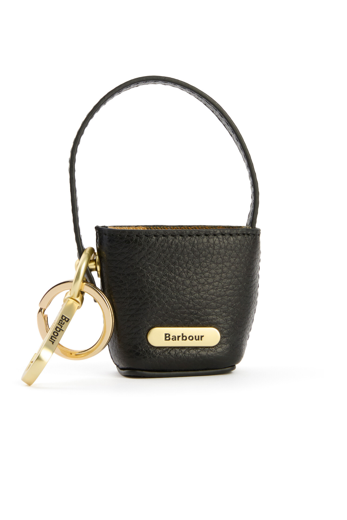 Barbour Deri Bucket Çanta Charm BK11 Black