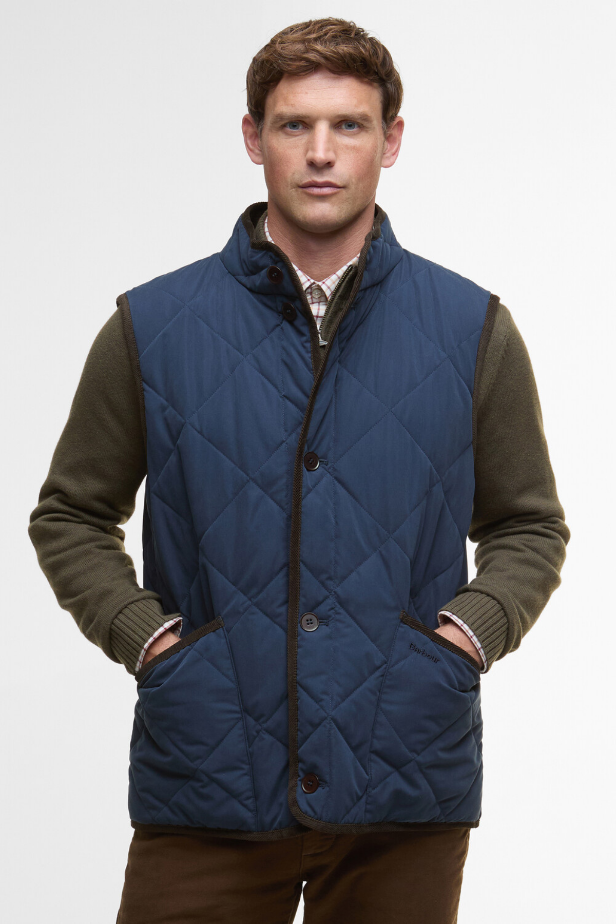 Barbour Edale Kapitone Yelek NY71 Navy