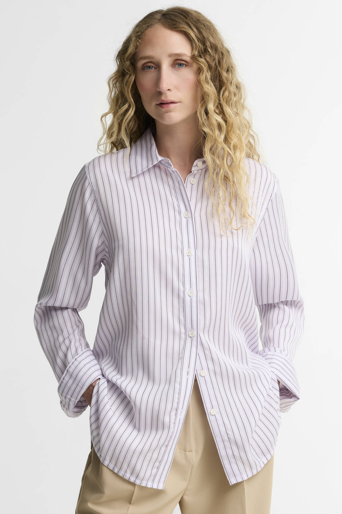 Barbour Evangeline Gömlek PU19 Frosted Heather Stripe