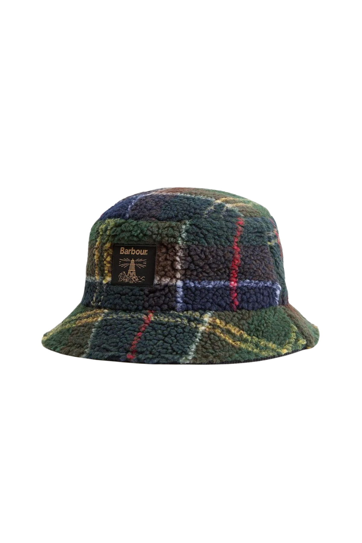 Barbour Field Fleece Bucket Şapka OL91 Classic Tartan/Black