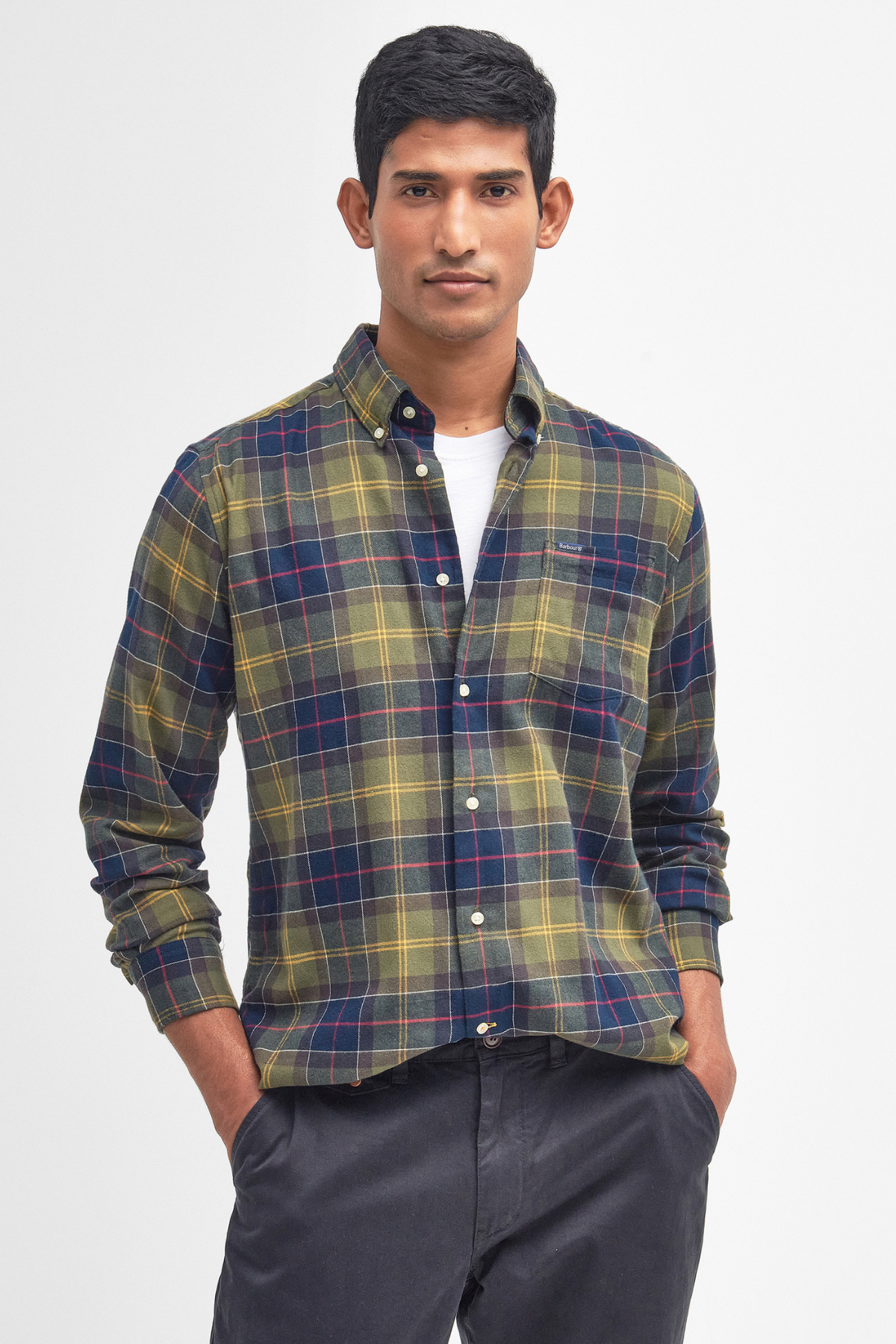 Barbour Fortrose Tailored Tartan Gömlek TN52 Classic Tartan