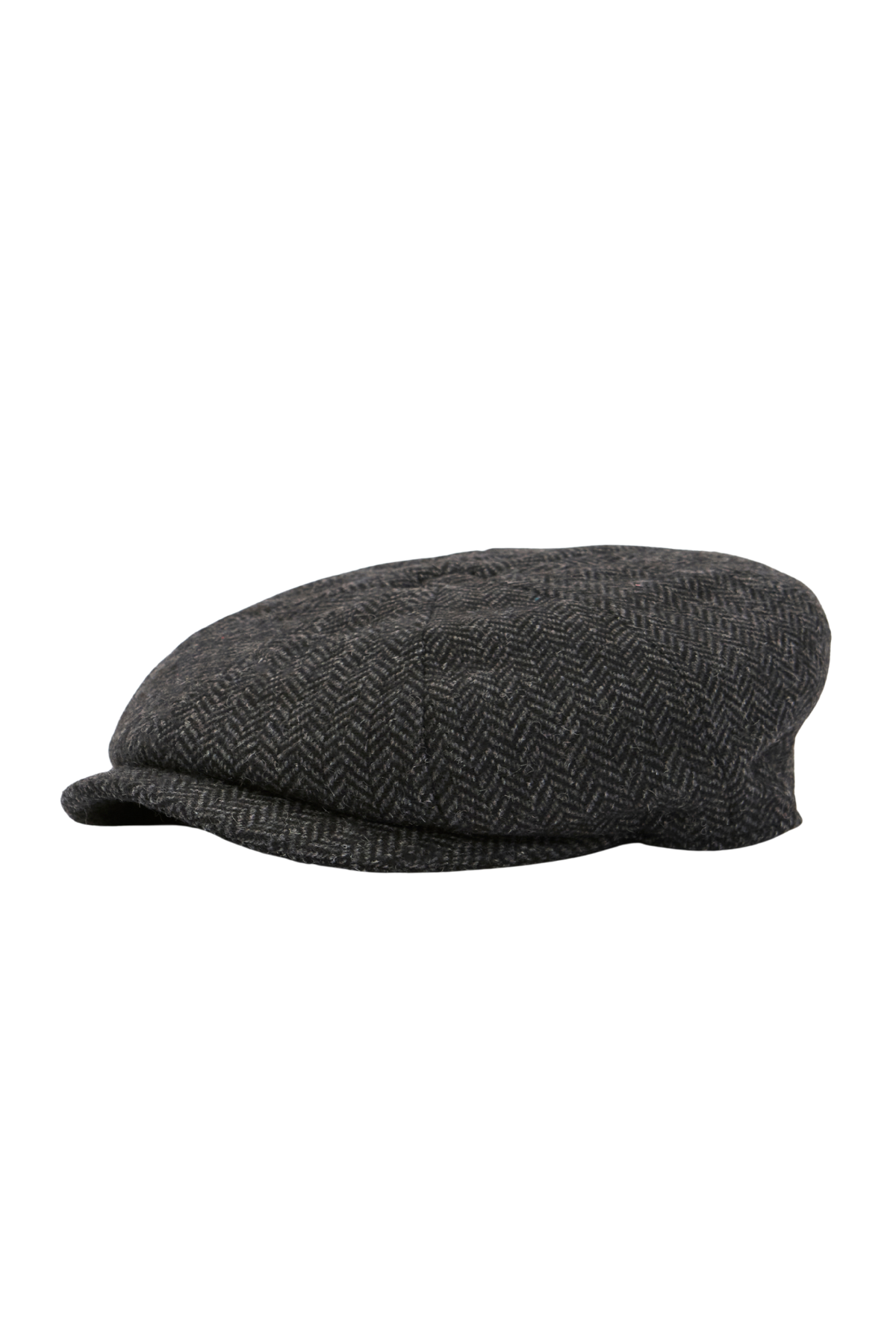 Barbour Fyne Tweed Baker Şapka CH71 Charcoal Grey