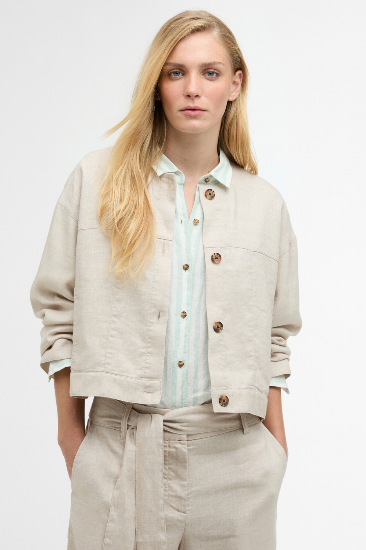 Barbour Gabby Gömlek BE72 Mist