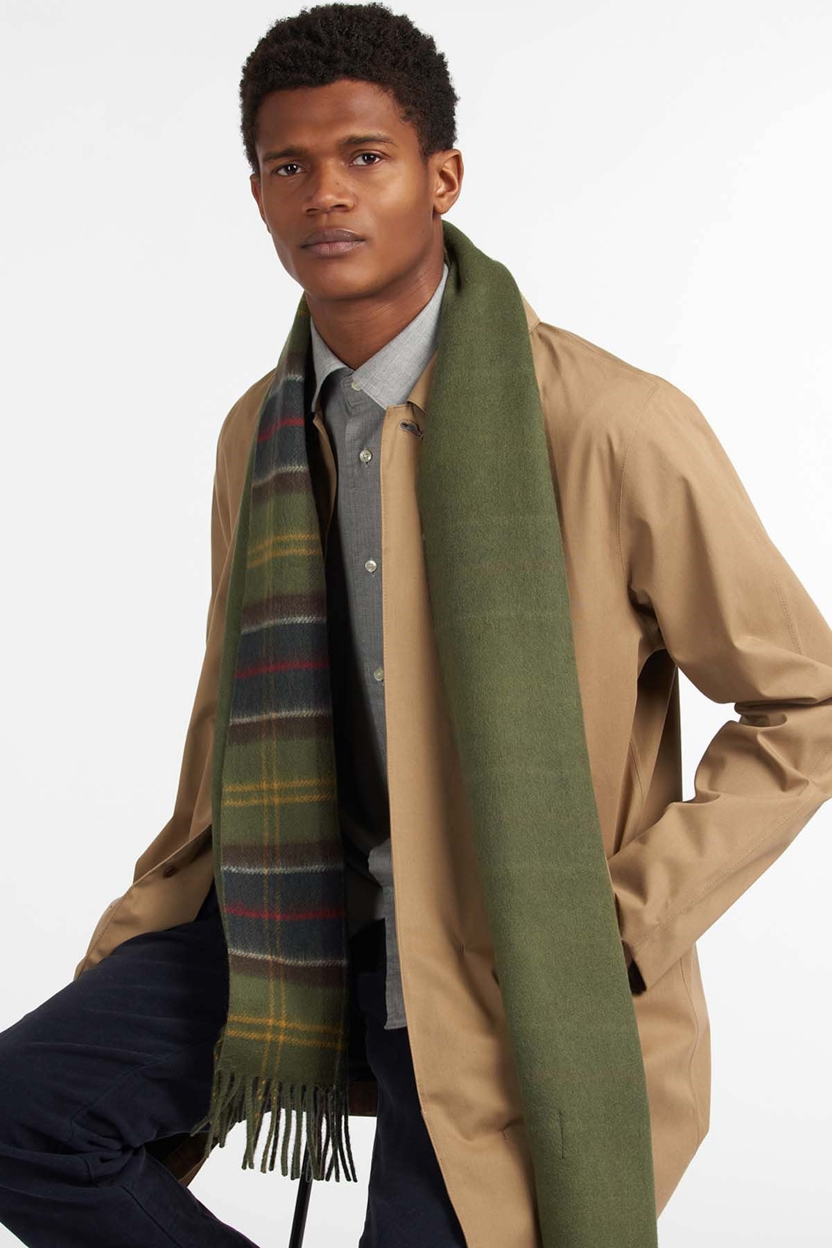 Barbour Galston Tartan Atkı TN11 Classic Tartan