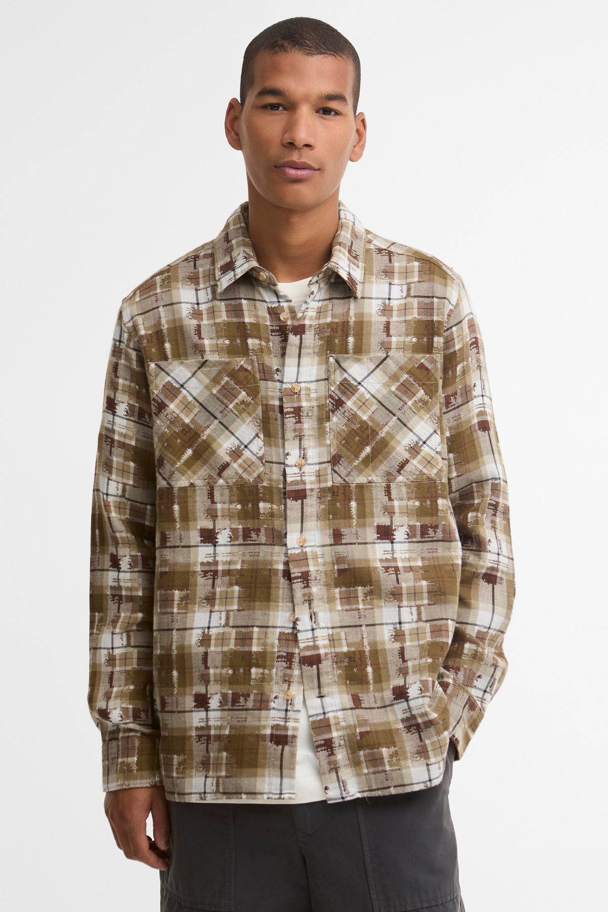 Barbour Gordale Relaxed Tartan Gömlek OL78 Beech