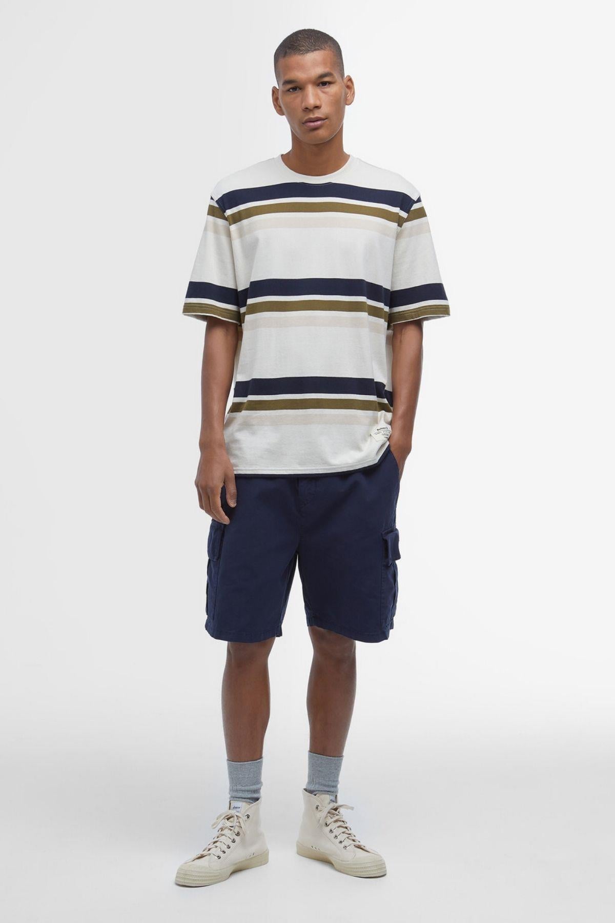 Barbour Grindle Cargo Relaxed Şort NY91 Navy