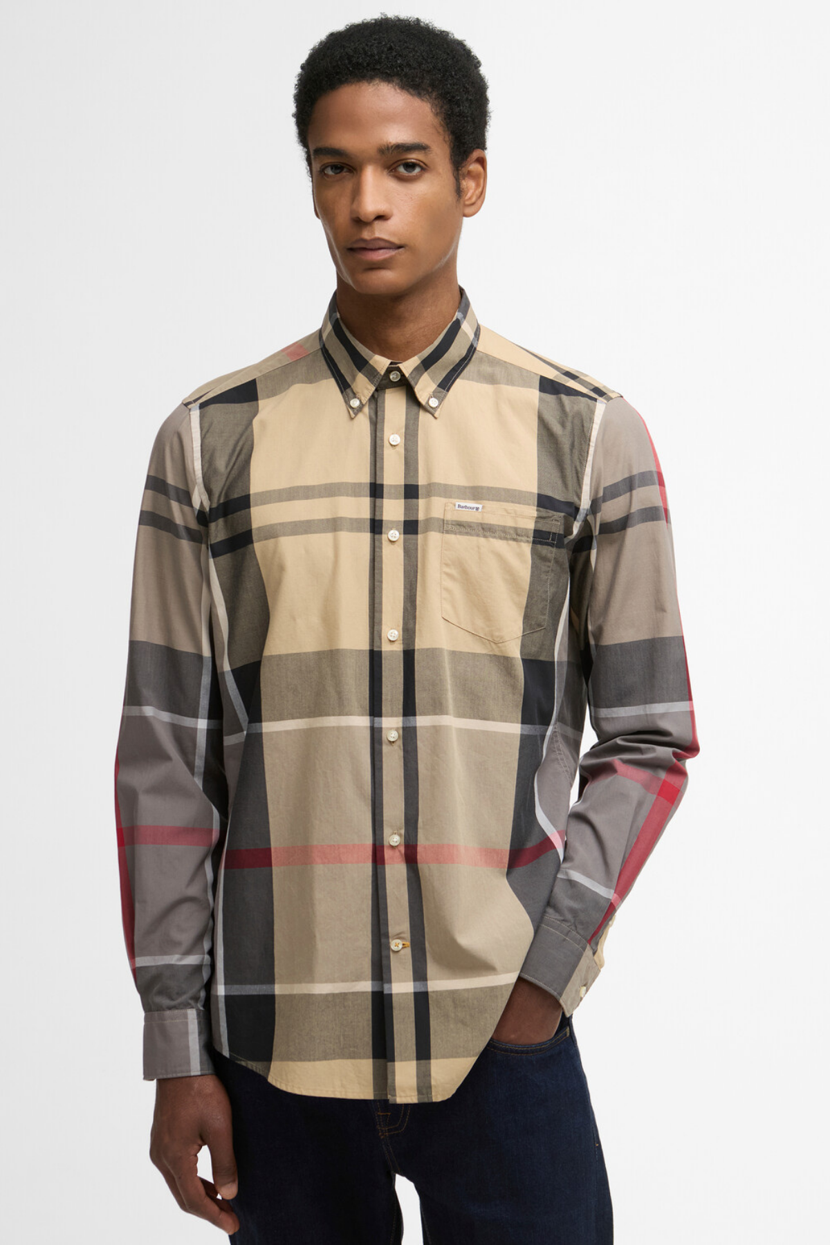 Barbour Harris Tailored Gömlek TN31 Dress Tartan