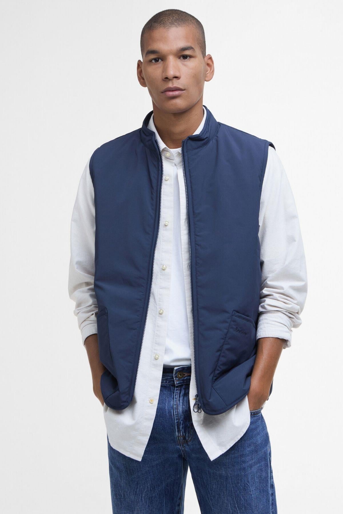 Barbour Henley Liddesdale Yelek NY71 Navy